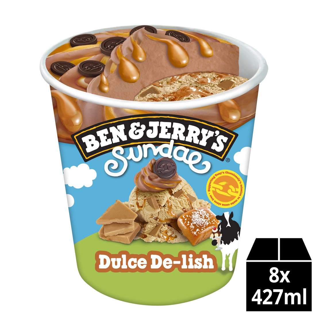 B&J Sundae Dulce De-Lish